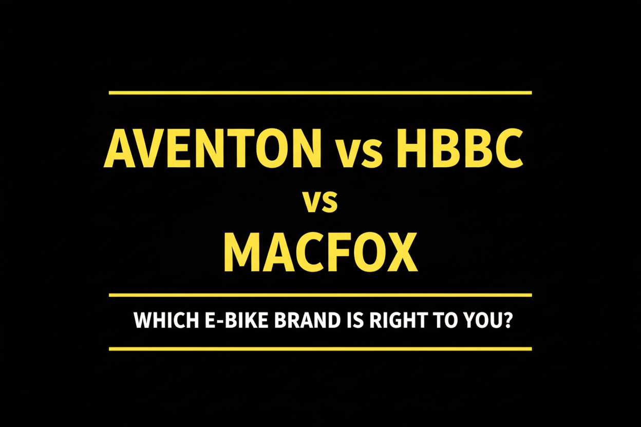 Aventon vs HBBC vs Macfox e-bike brand comparison — which electric bike is right for you