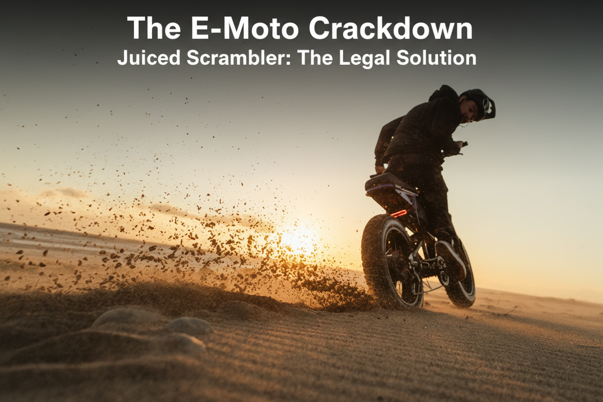 Why the Juiced Scrambler Is the Best Fully Legal E-Moto You Can Buy in 2026
